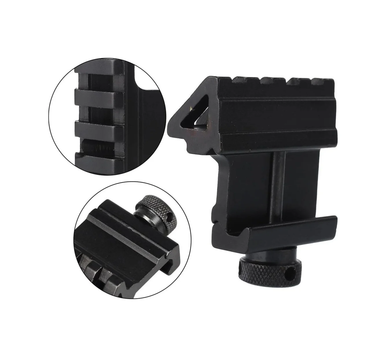 Taktik 45 Derece Açı Ofset Yan Adaptörü Rts 20mm Picatinny Ray Ço