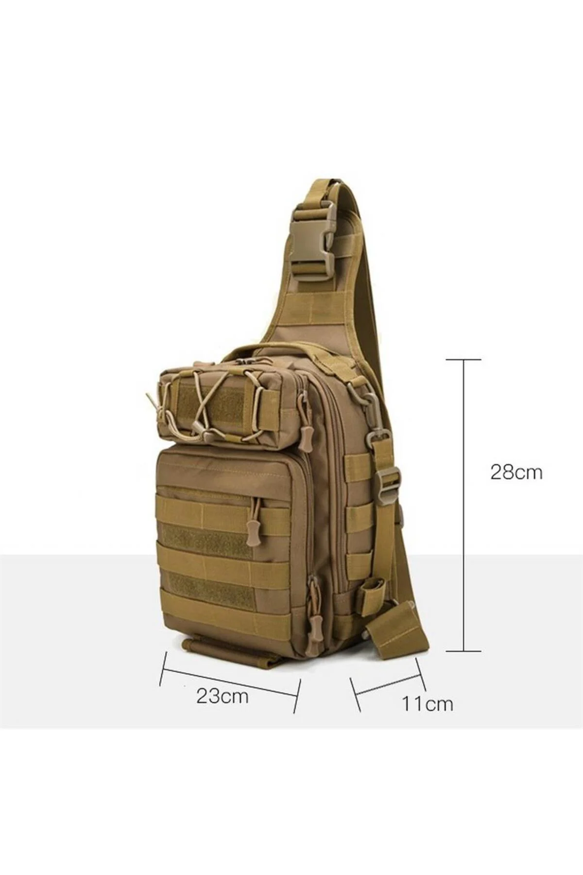Taktikal TK1001 Bodybag Çapraz Askılı Çanta Siyah