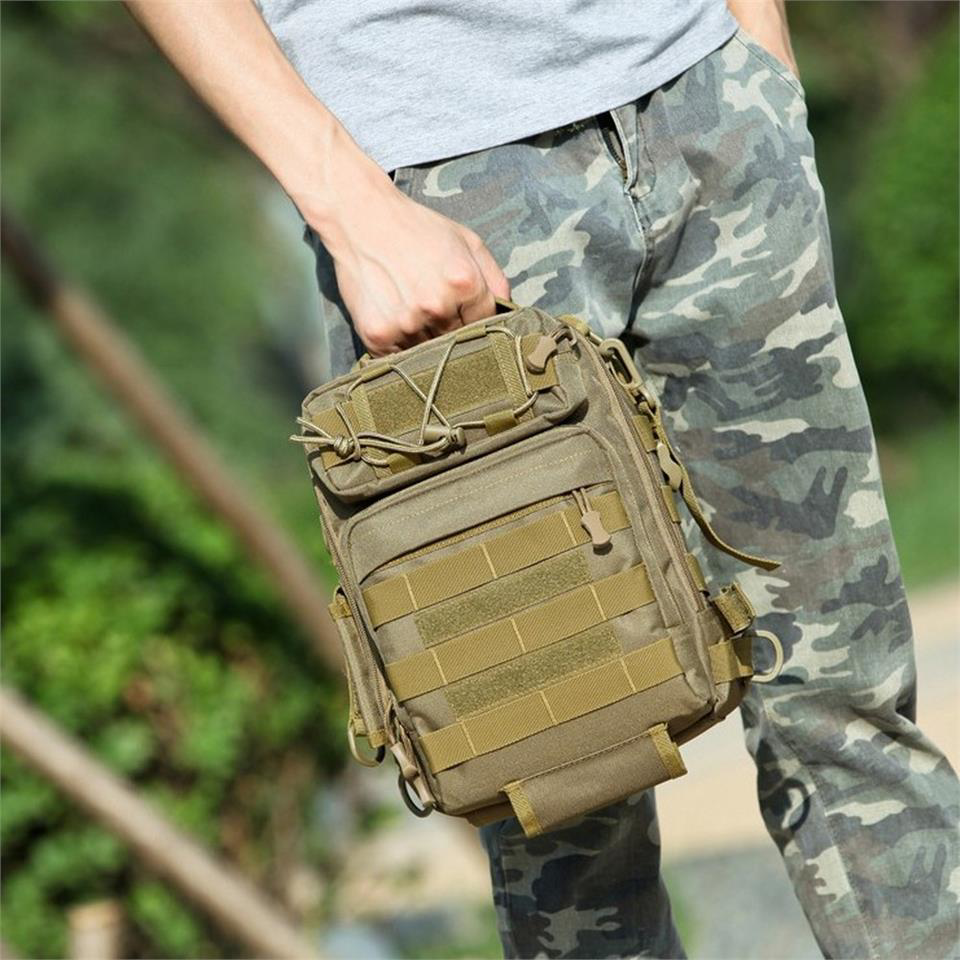 Taktikal TK1001 Bodybag Çapraz Askılı Çanta Camo