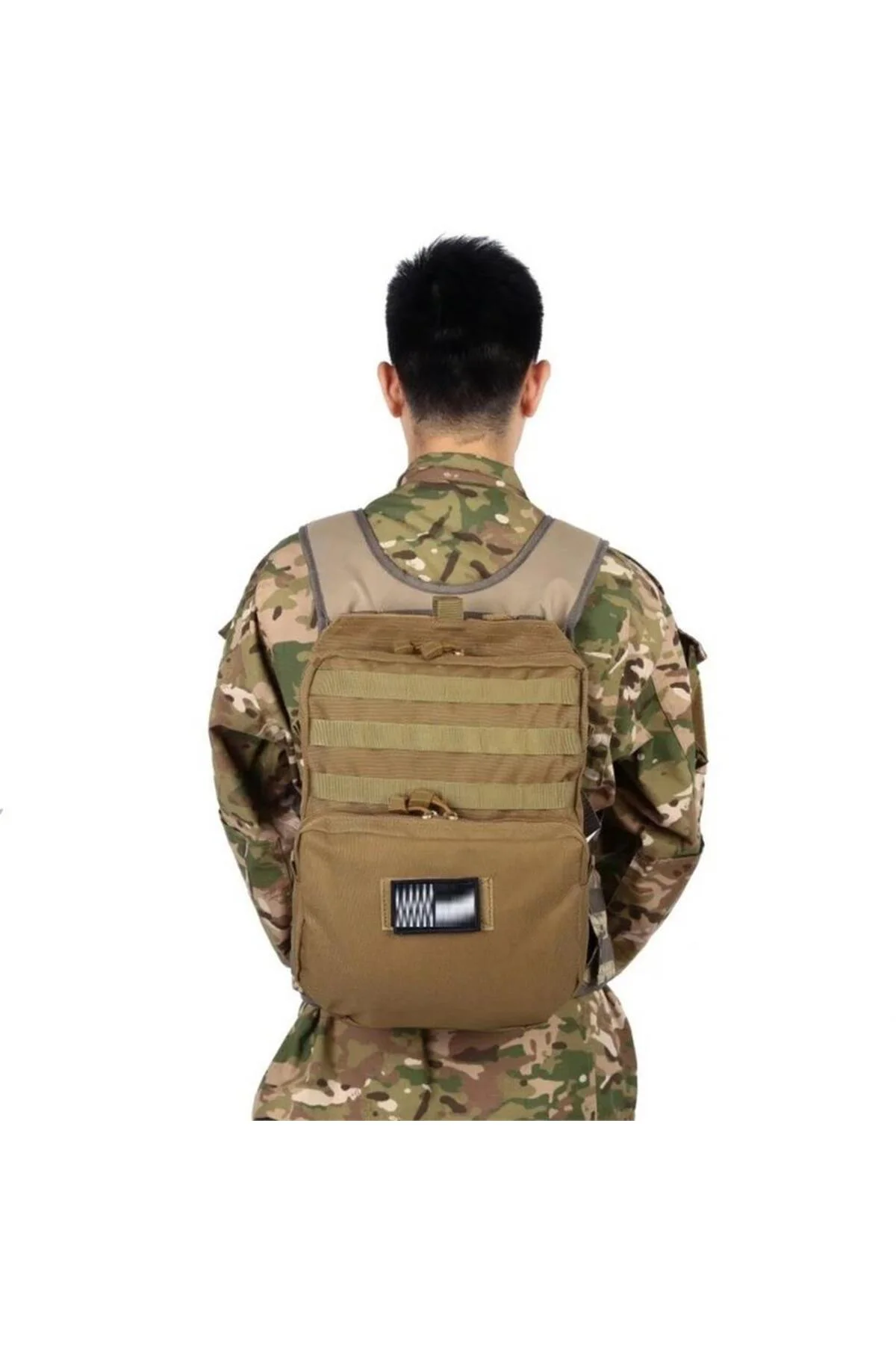 Taktikal TK1003 Molle Suluk Yelek Eklenti Çantası Camo