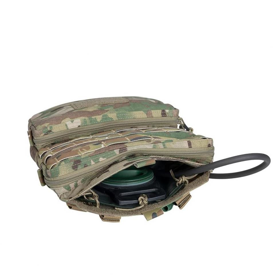 Taktikal TK1003 Molle Suluk Yelek Eklenti Çantası Kamuflaj