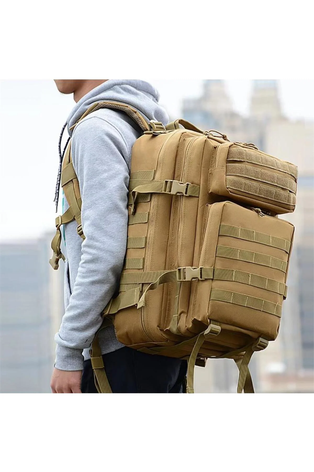 Taktikal TK1100 Taktic 45 LT Sırt Çantası Wolf Brown Kahve