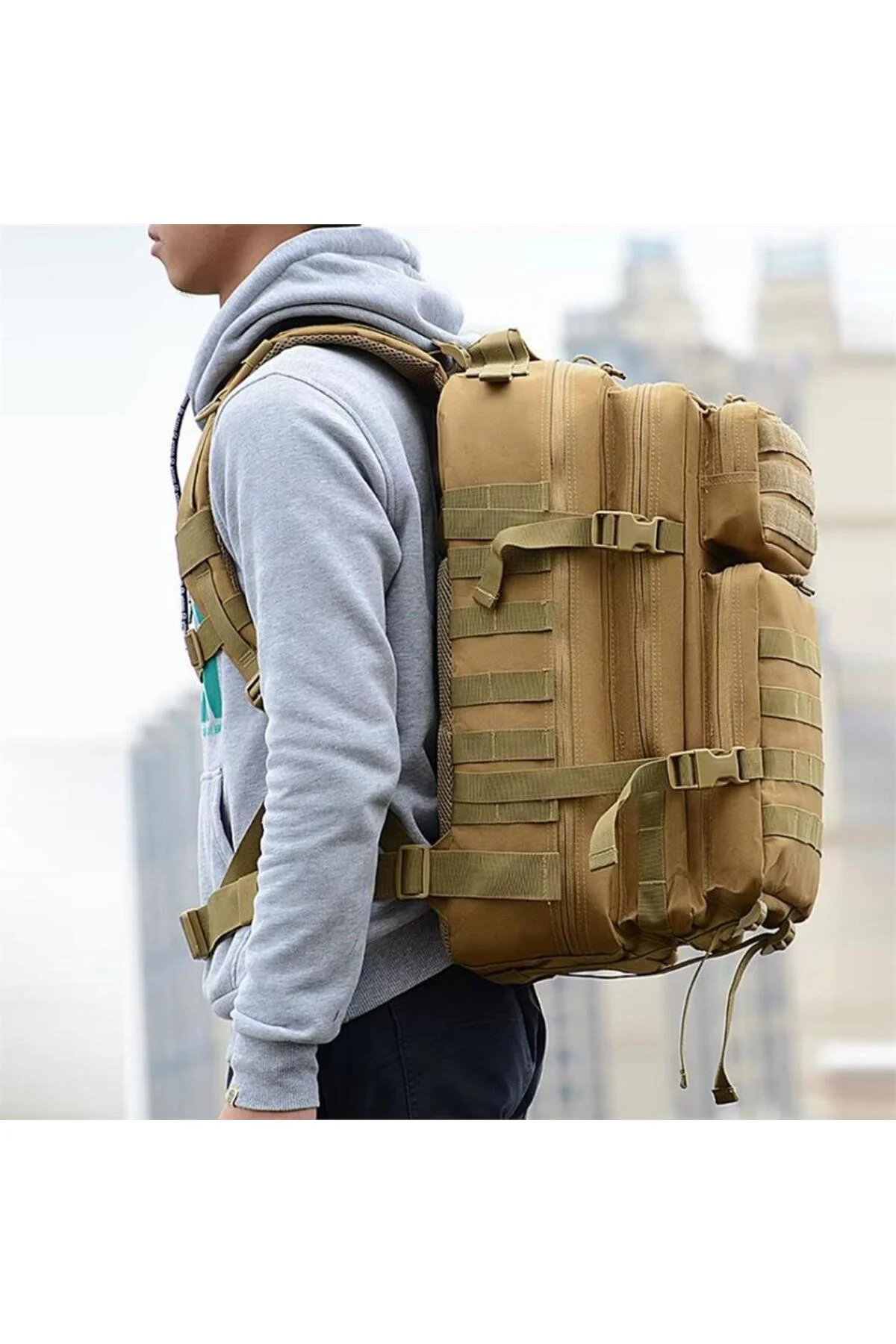 Taktikal TK1100 Taktic 45 LT Sırt Çantası Wolf Brown Kahve