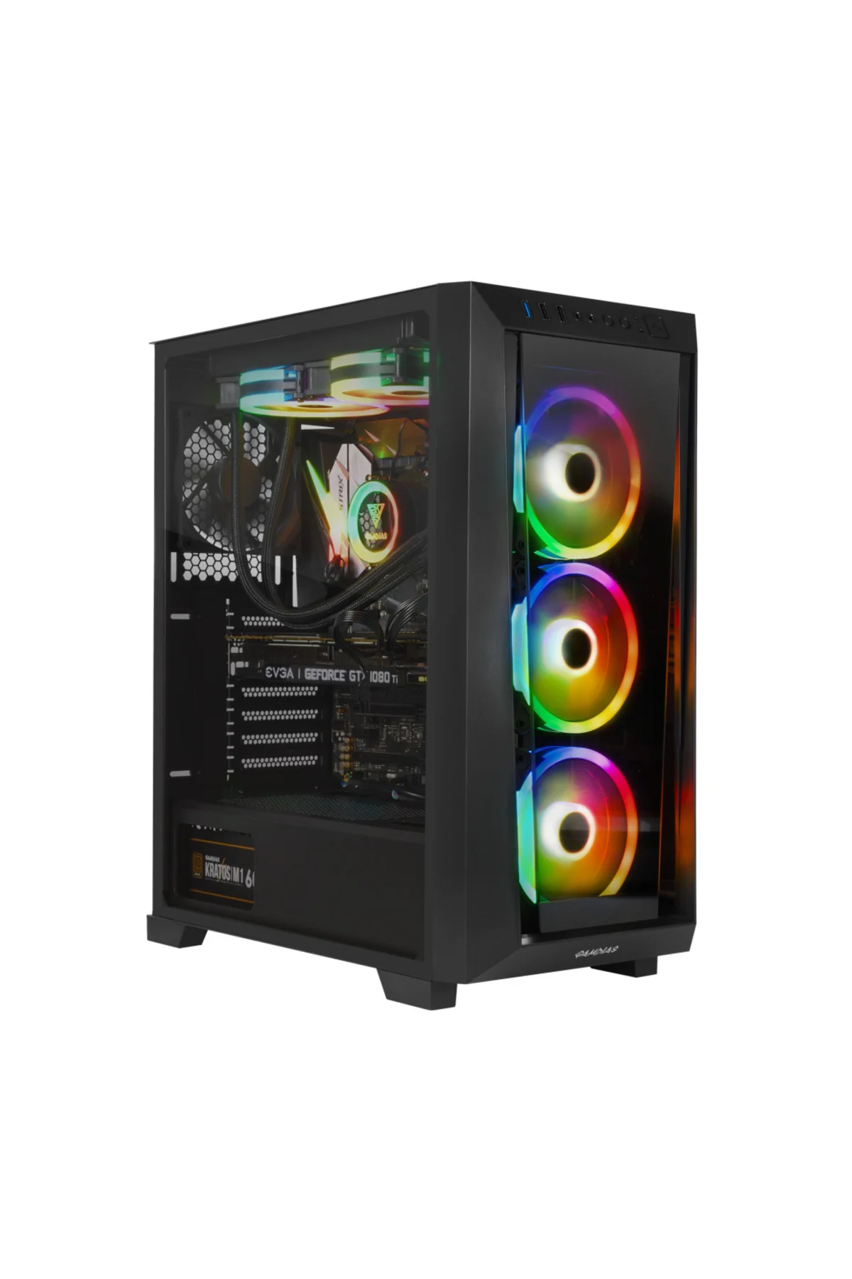 TALOS M1 Elite, 850W, 80+ Bronze, Tempered Glass, ARGB, ATX GAMING KASA