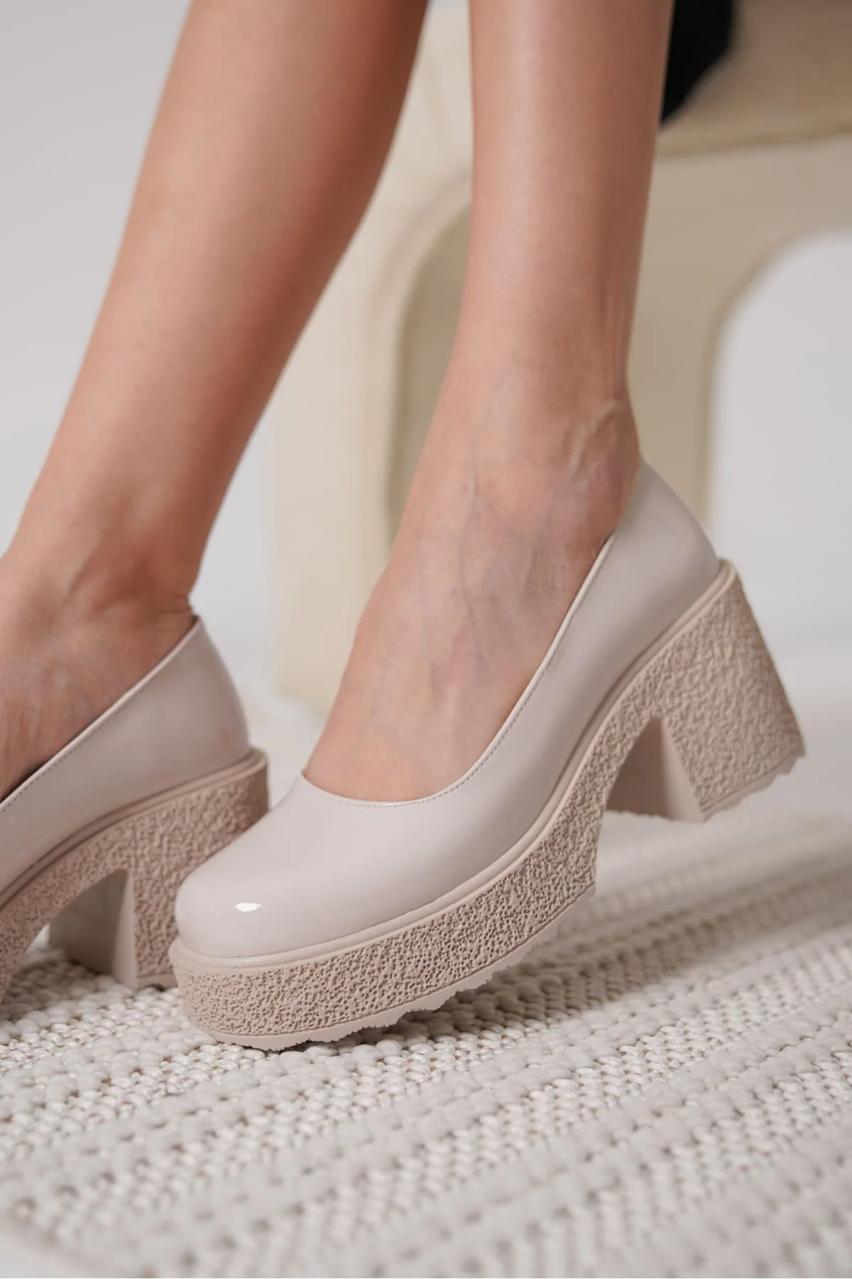 Talya Kadın Bej Rugan Günlük Ayakkabı