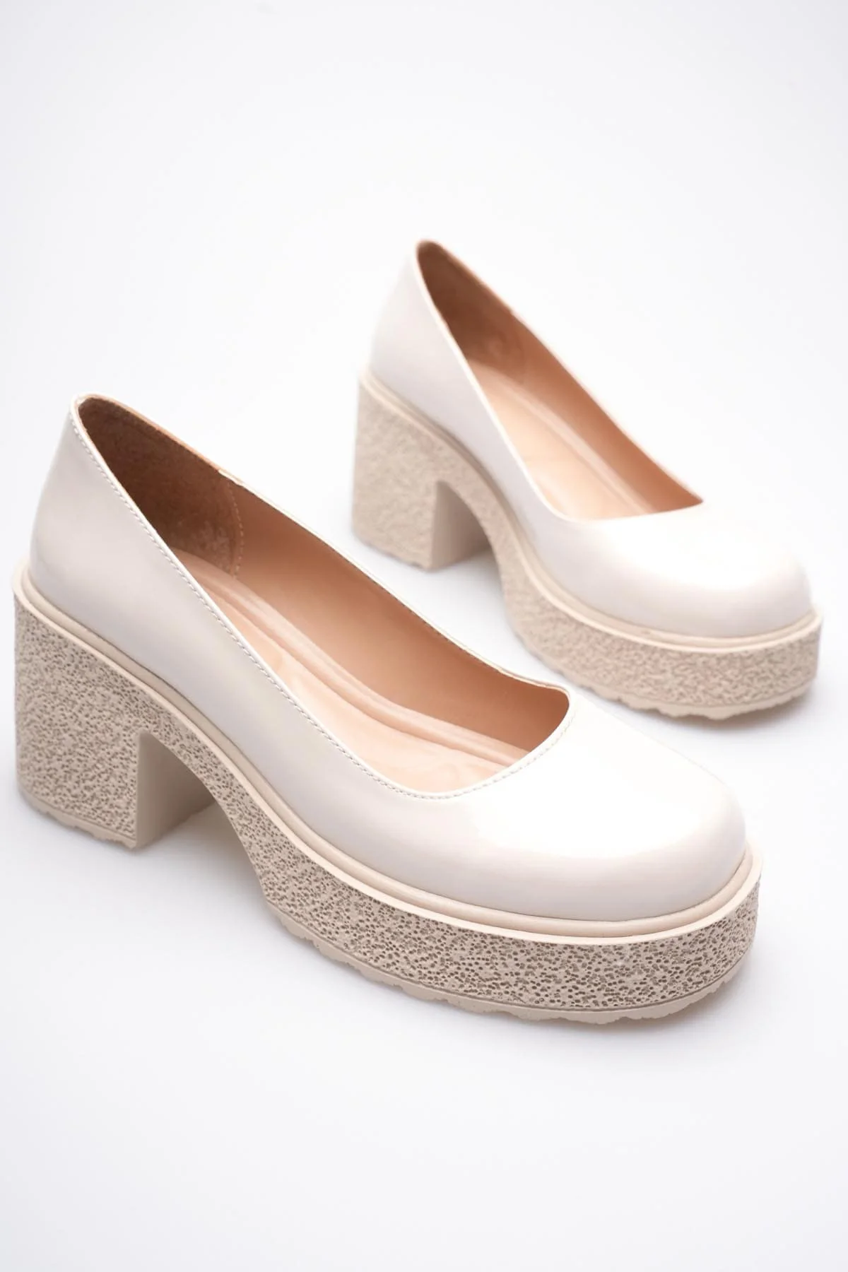 Talya Kadın Bej Rugan Günlük Ayakkabı