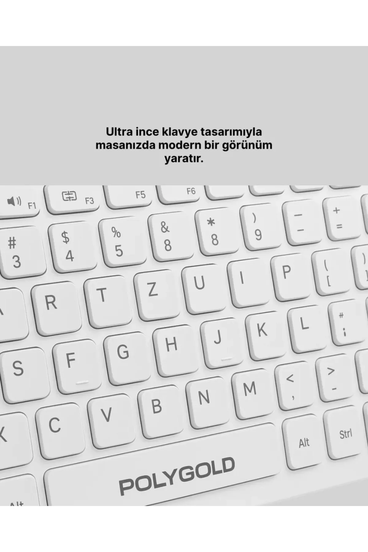Tam Boy Kablosuz Klavye Mouse Seti - Gelişmiş Bağlantı Ve Sessiz
