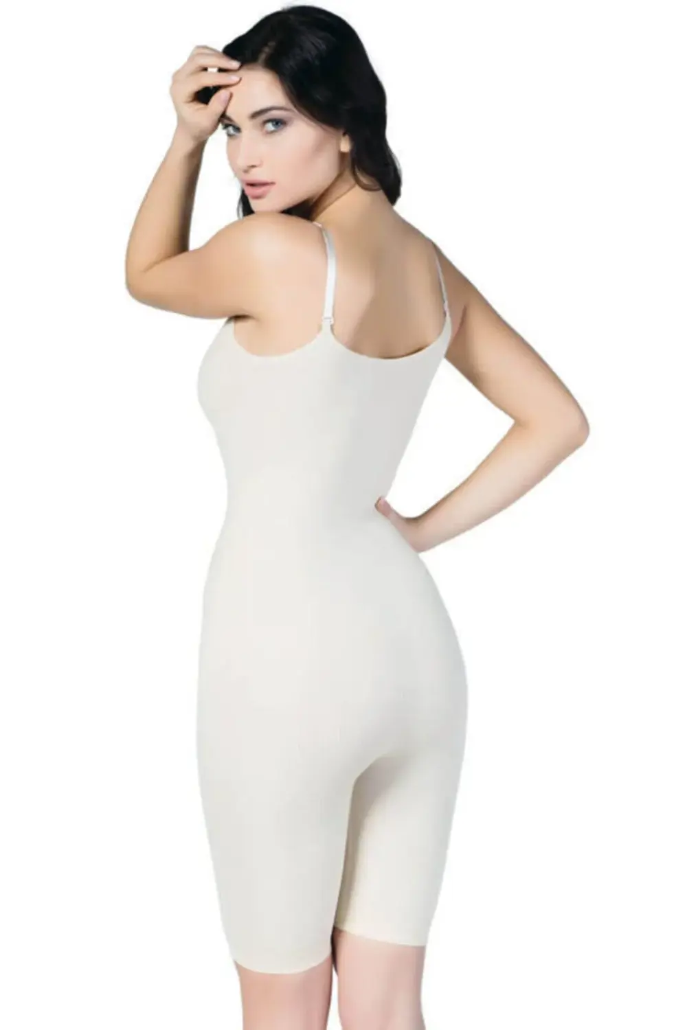 Tam Boy Toparlayıcı Ayarlanabilir Kadın Tam Boy Korse Ten 5010