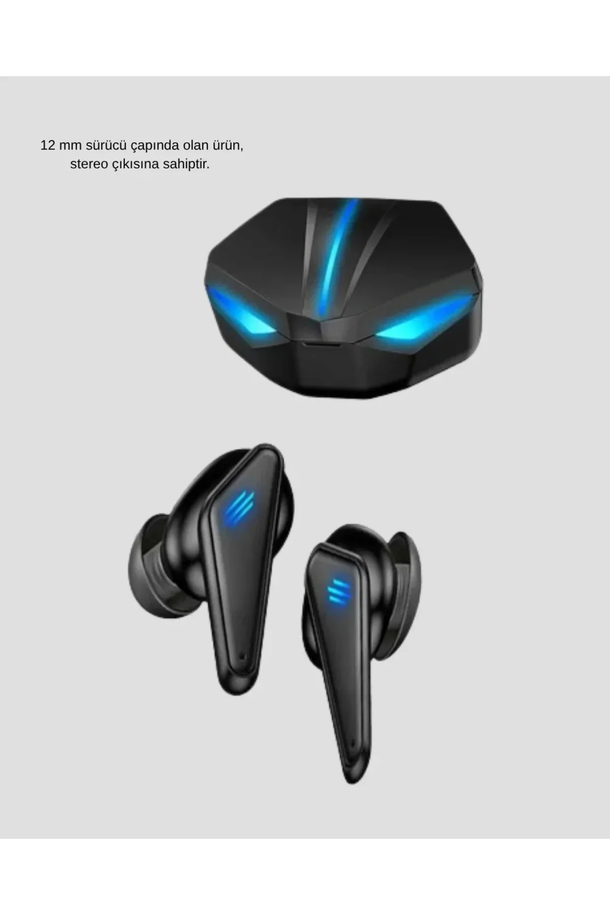 Tam Kablosuz Oyuncu Kulaklığı 5.0 Bluetooth LED Kontrollü Yeni Nesil