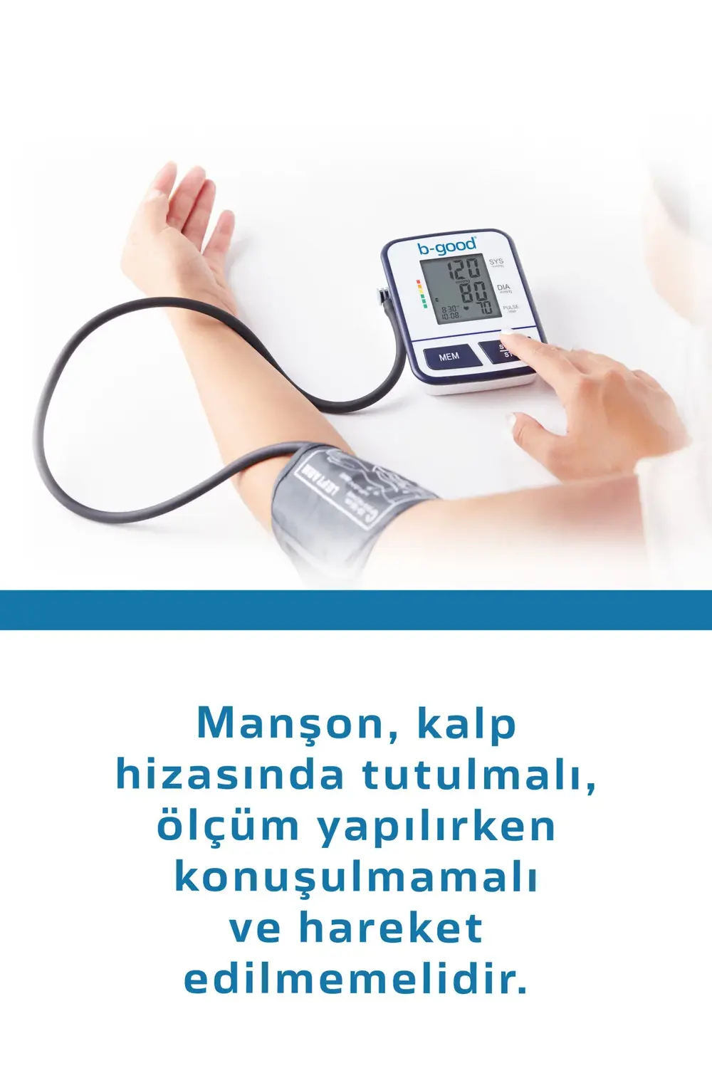 Tam Otomatik Koldan Dijital Tansiyon Aleti