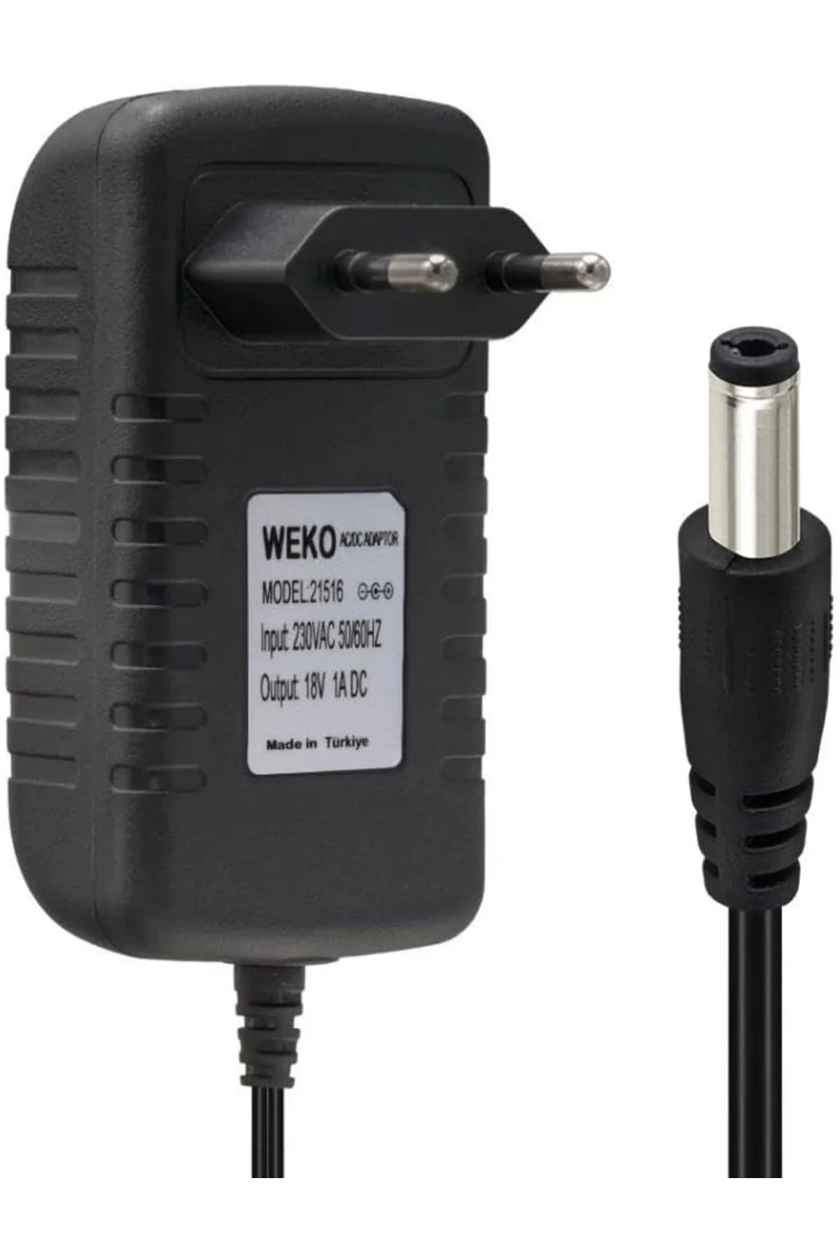 TAMGÜN 18 VOLT - 1 AMPER 5.5 * 2.5 UÇLU YERLİ ÜRETİM PRİZ TİPİ AD