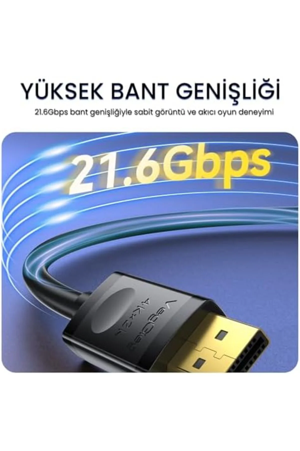 TAMGÜN 4K/60Hz 2K/165Hz Displayport V1.2 Kablo 3 Metre TAMGÜN 115