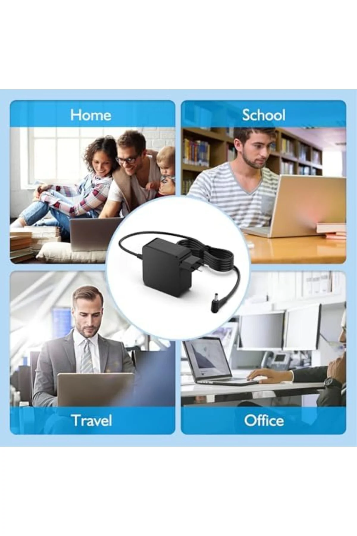 TAMGÜN 65 W 45 W kablo ładowania laptopa do Ideapad 3 5 100 100s 