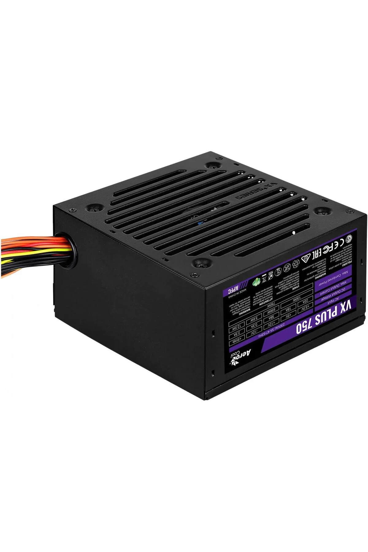 TAMGÜN Aerocool AE VXP750 750W VX PLUS Serisi Aktif PFC Güç Kayna TAMGÜN Aerocool AE VXP750 750W VX PLUS Serisi Aktif PFC Güç Kayna