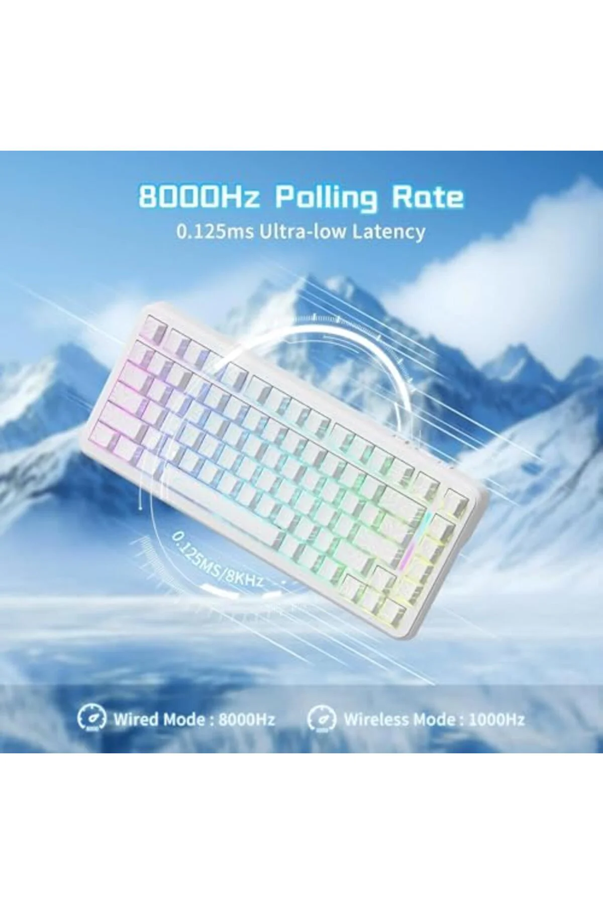 TAMGÜN ATTACK SHARK X82PRO HE 75% Kablosuz Gaming Klavye – Hall E