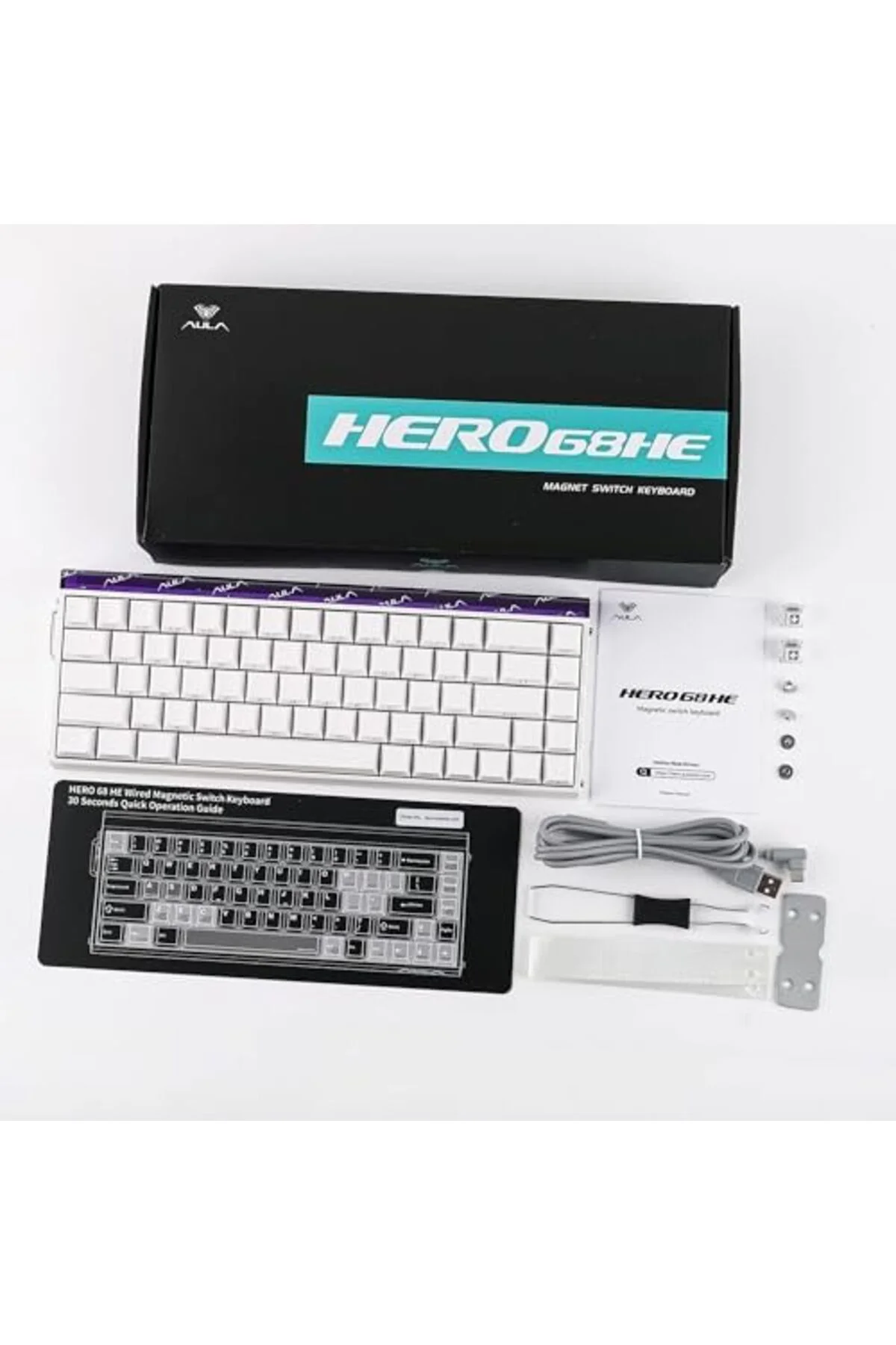 TAMGÜN Aula Hero 68 He Manyetik Klavye Trigger Switch 8000Hz RGB 