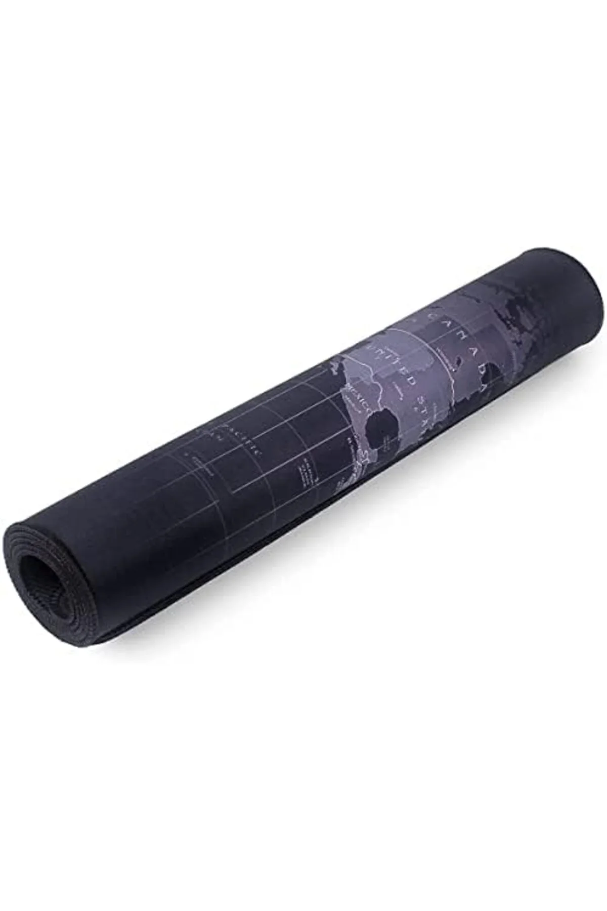 TAMGÜN Dünya Haritalı 90x40 Cm Mouse Pad, Dünya Desenli Mouse Pad