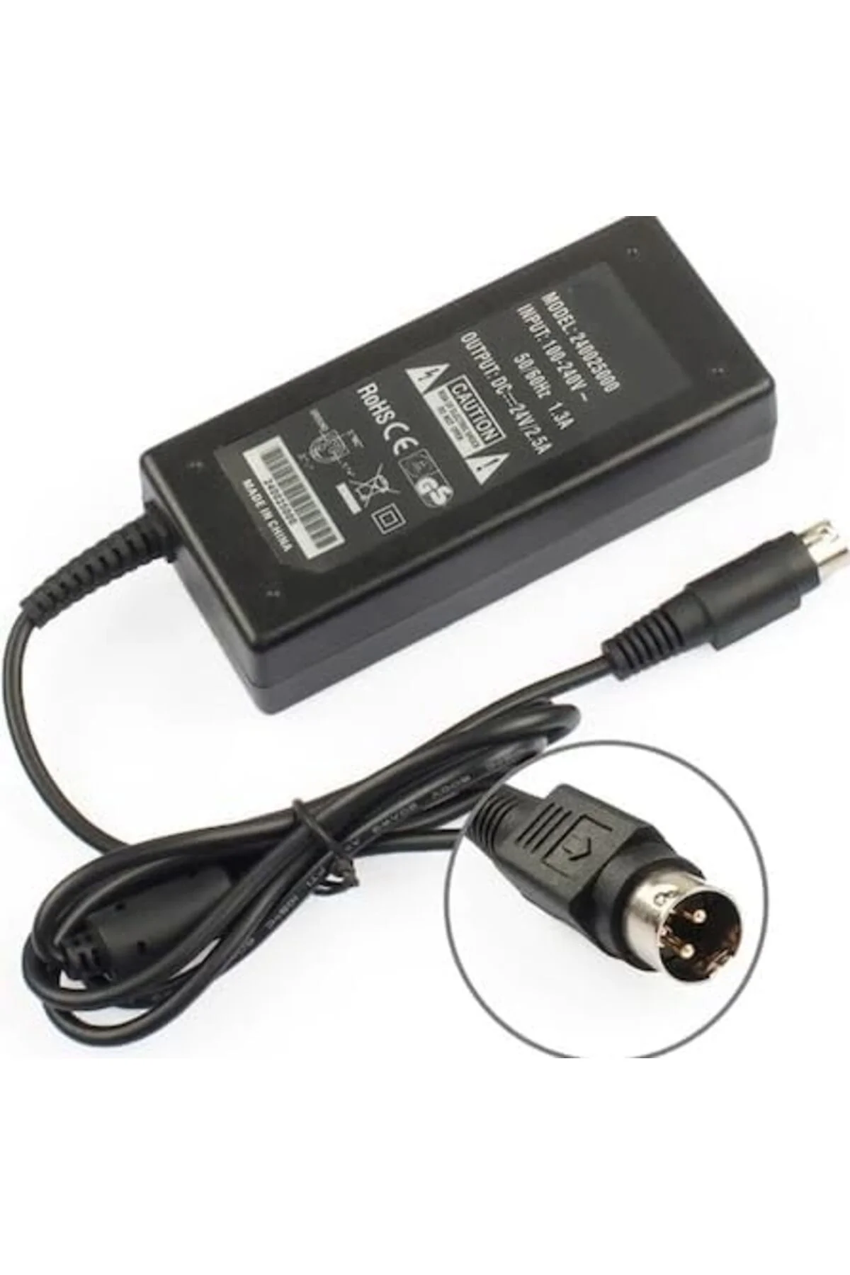 TAMGÜN Epson uyumlu 24 Volt 2.5 Amper 3 Pinli Adaptör 24V 2.5A (T