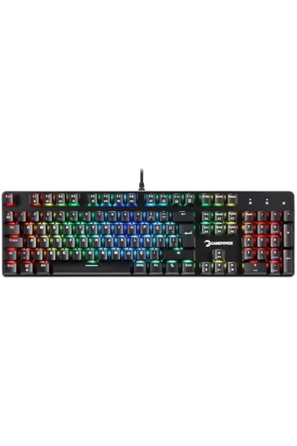 TAMGÜN Game Power Ogre RGB 60M Blue Switch Türkçe Q USB Mekanik G