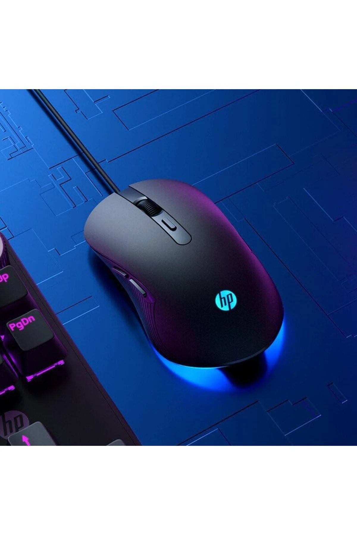 TAMGÜN Hp M280 Rgb 6400dpı Kablolu Gaming Oyuncu Mouse Siyah TAMG