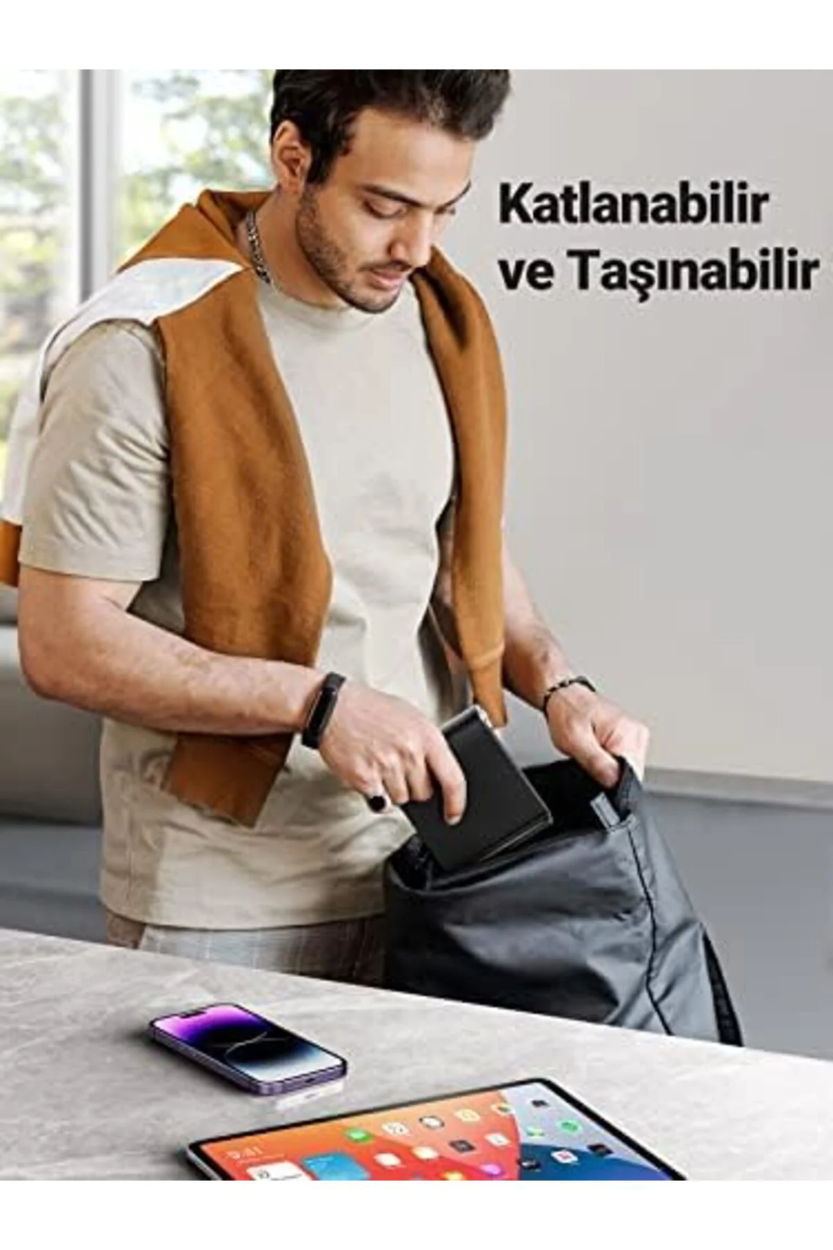 TAMGÜN Katlanabilir Tablet Standı iPad MediaPad ile Uyumlu Tablet TAMGÜN Katlanabilir Tablet Standı iPad MediaPad ile Uyumlu Tablet