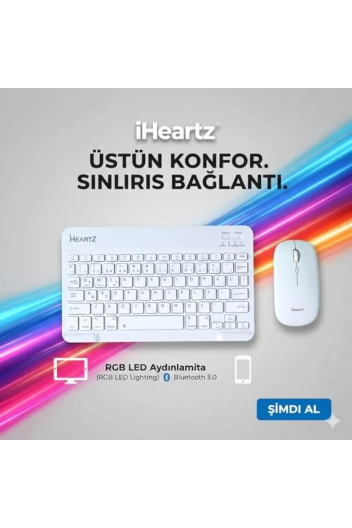 TAMGÜN KEY 01 KABLOSUZ BLUETOOTH WİRELESS TÜMÜ TÜRKÇE KARAKTERLİ 