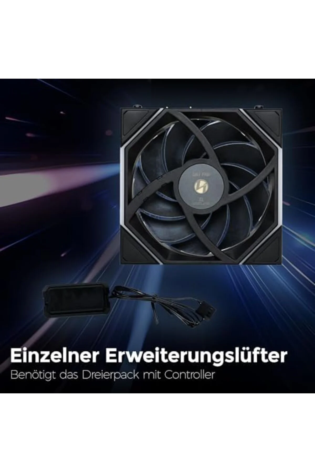 TAMGÜN Li UNI FAN TL WIRELESS 1x120mm Siyah Kasa Fanı (G99.12TL1W TAMGÜN Li UNI FAN TL WIRELESS 1x120mm Siyah Kasa Fanı (G99.12TL1W