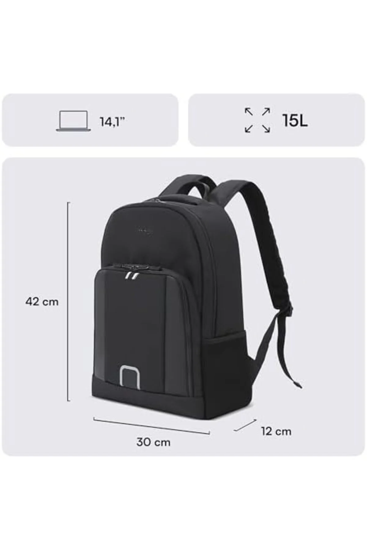 TAMGÜN Luna Eco MCE-1211 Çevre Dostu Reflektörlü Laptop Sırt Çant