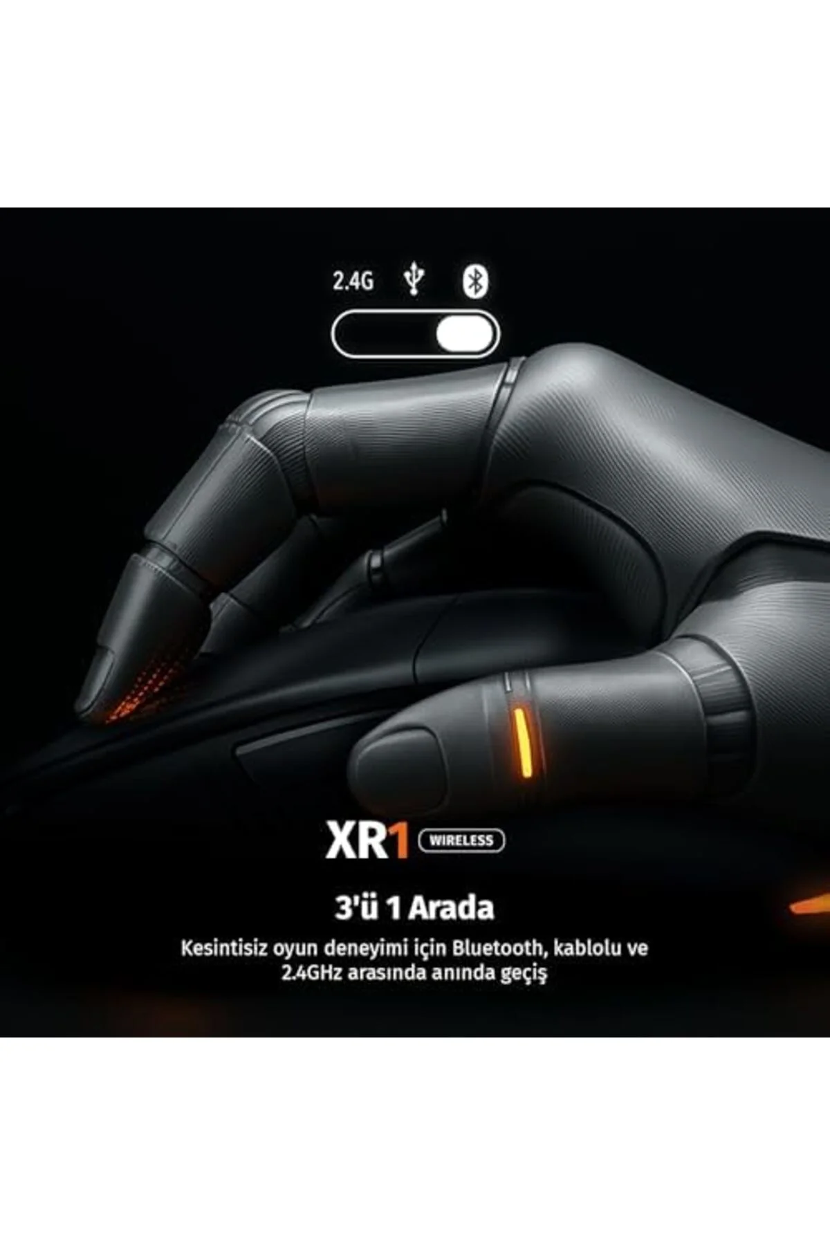 TAMGÜN Section XR1 Kablosuz Oyuncu Mouse, 10000 DPI, RGB Aydınlat