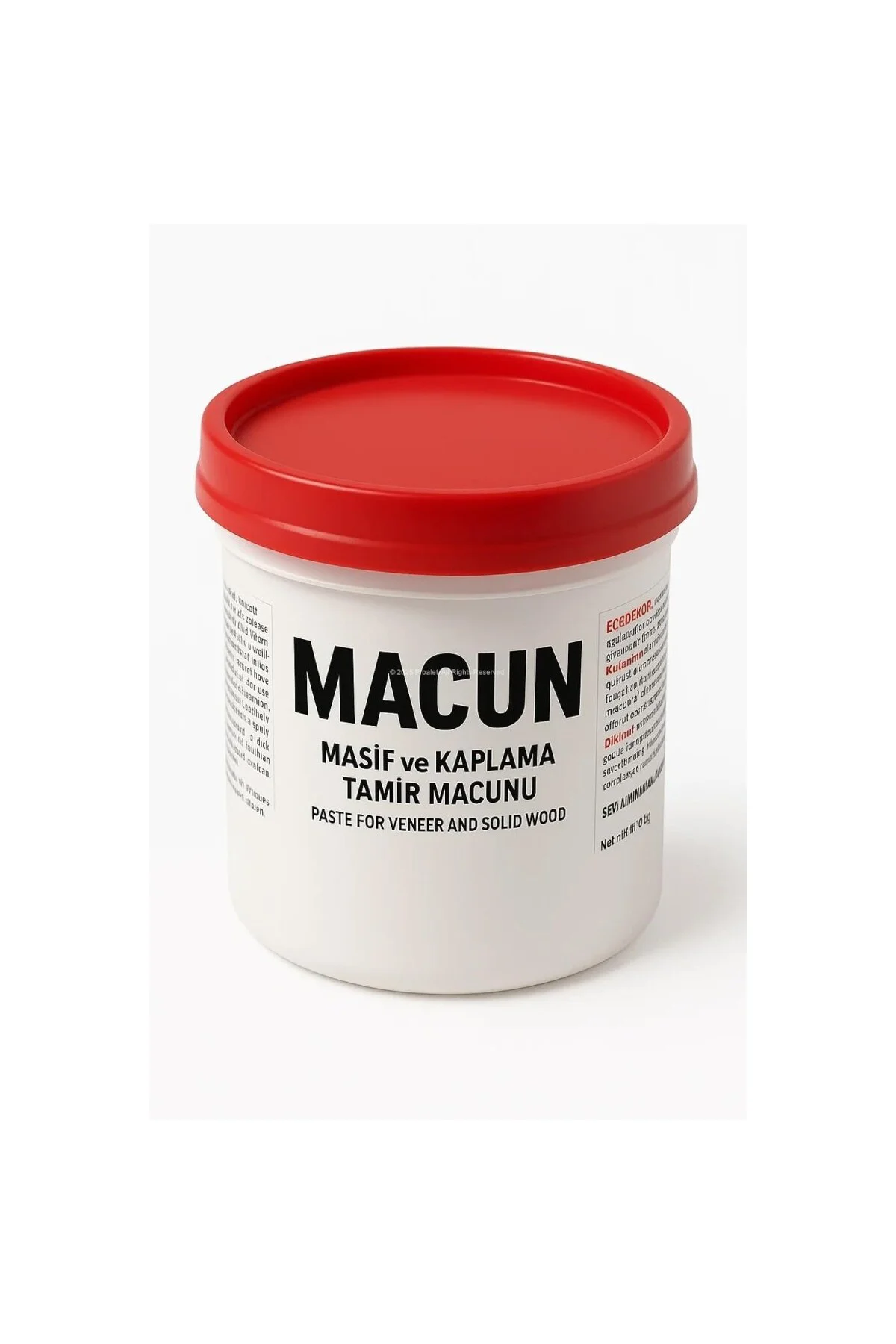 Tamir Macunu, Ahşap, Kaplama, Masif Yüzey, Çizik, Çatlak, Delik O