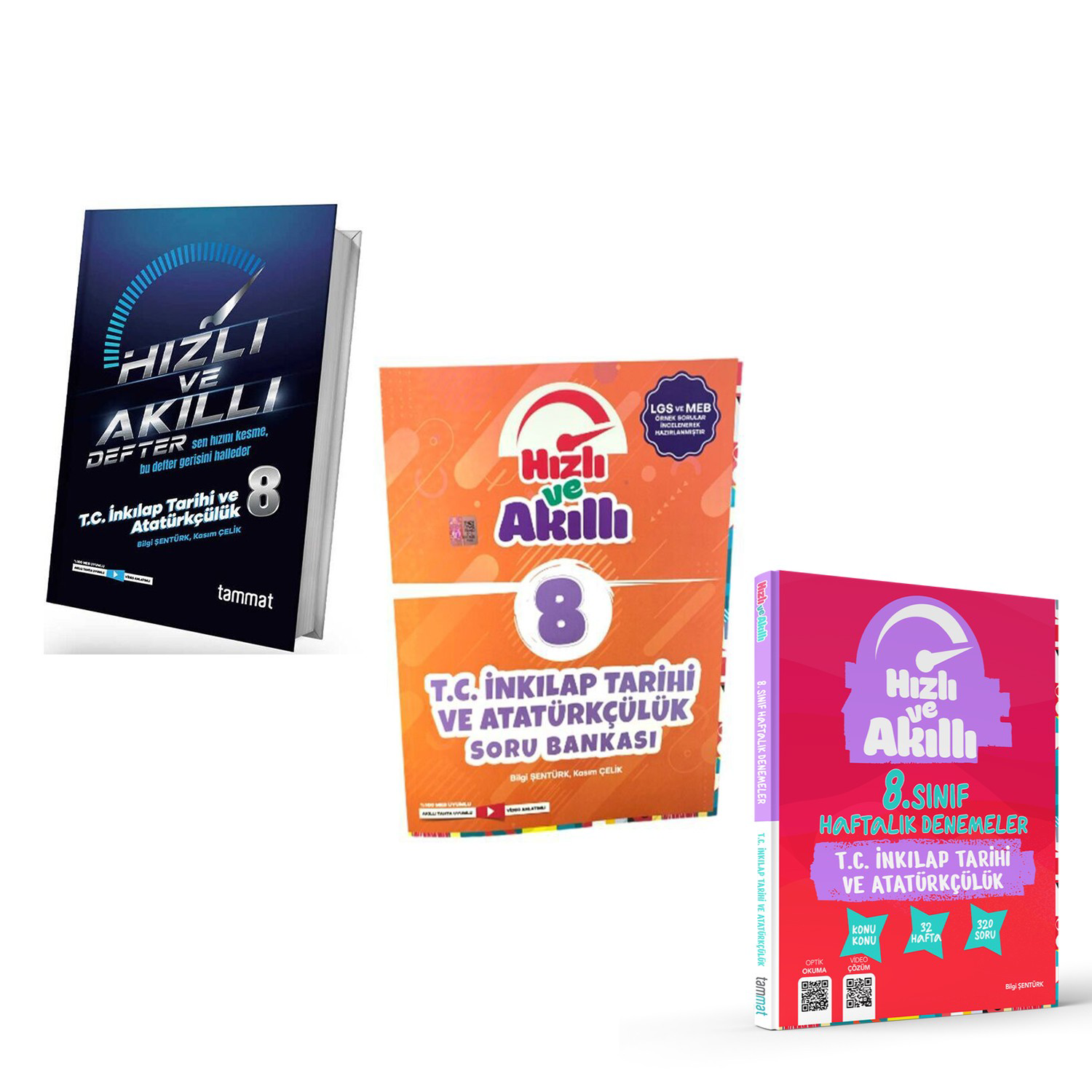 Tammat 8.Sınıf İnkılap Defter Soru ve Deneme Seti 3 Kitap