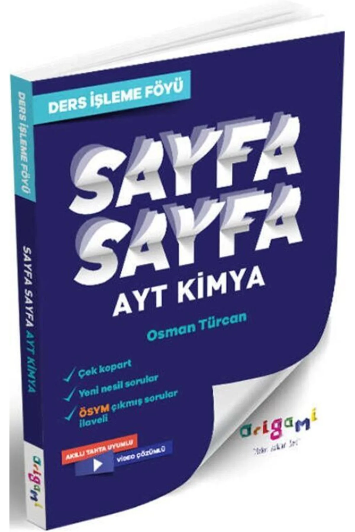 Tammat Yayıncılık AYT Kimya Sayfa Sayfa Ders İşleme Föyü