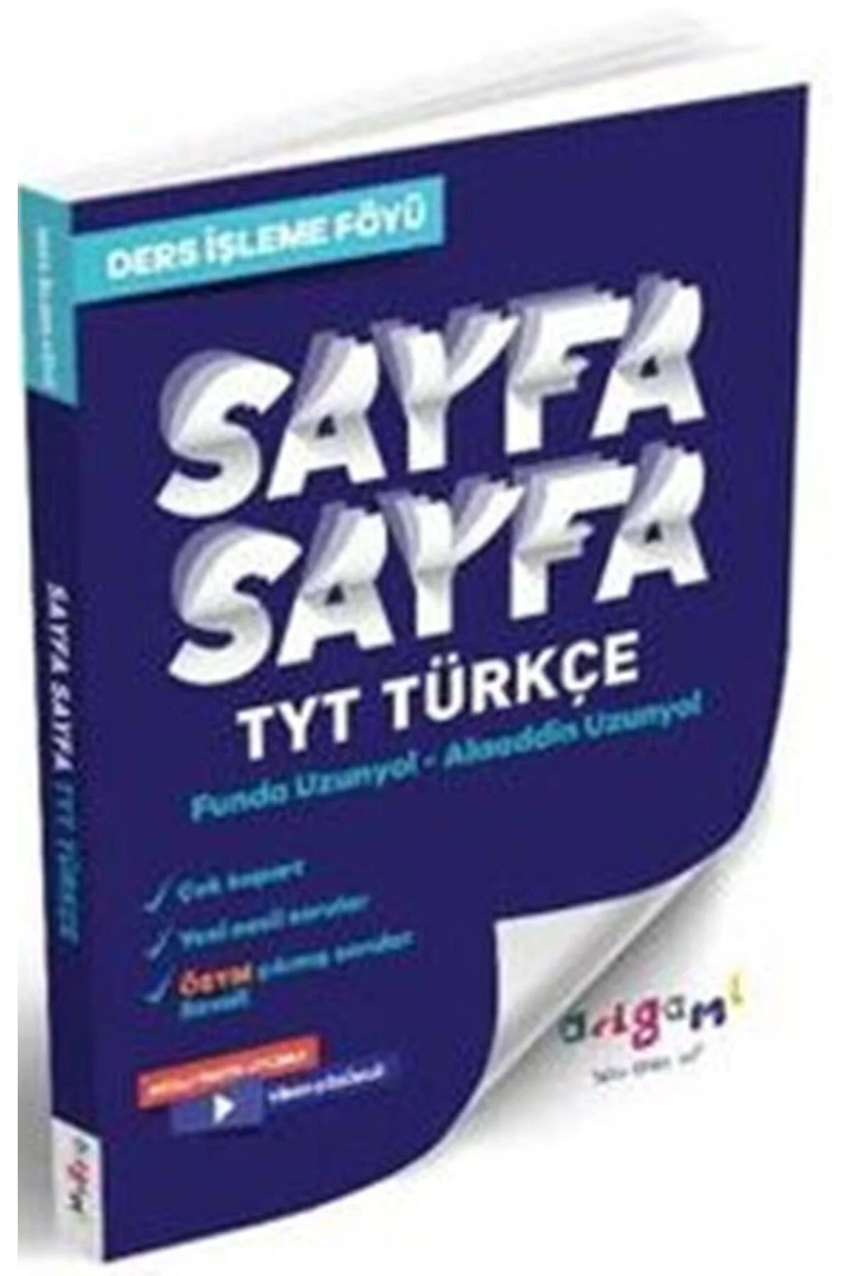 Tammat Yayıncılık TYT Türkçe Sayfa Sayfa Ders İşleme Föyü