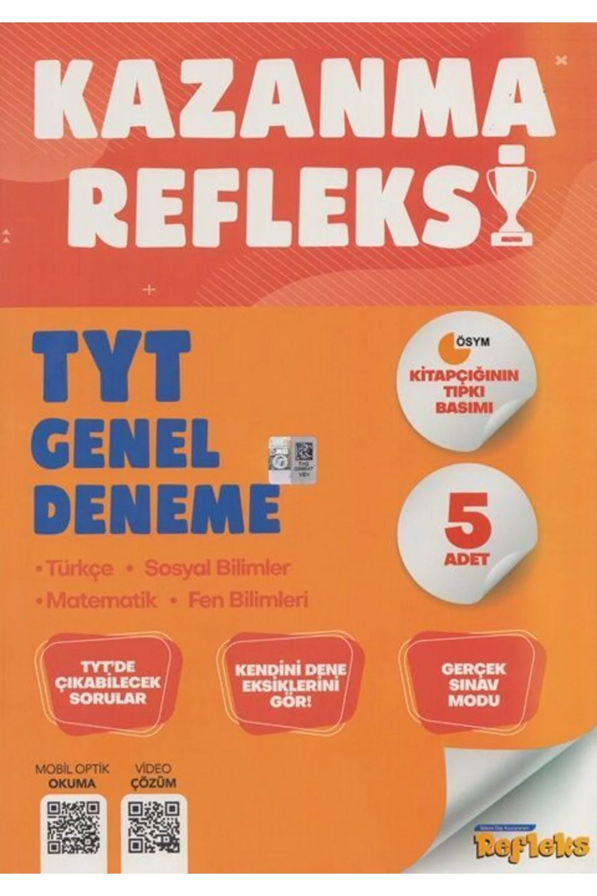 Tammat Yayıncılık TYT Kazanma Refleksi Genel Deneme