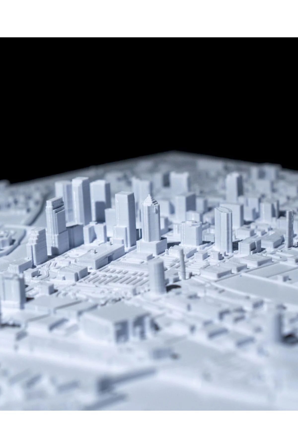 Tampa Üç Boyutlu Şehir Silüeti Dekoratif Minimalist Duvar Tablosu Tampa Tablo 15CM