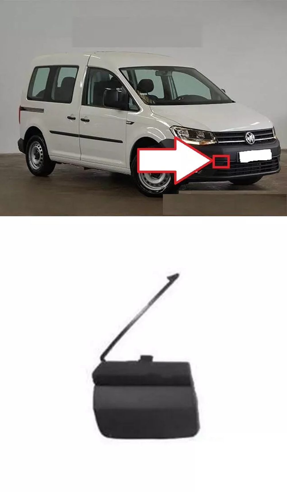 Tampon Çeki Demiri Kapağı (VW Orjinal)(2K5807241A)