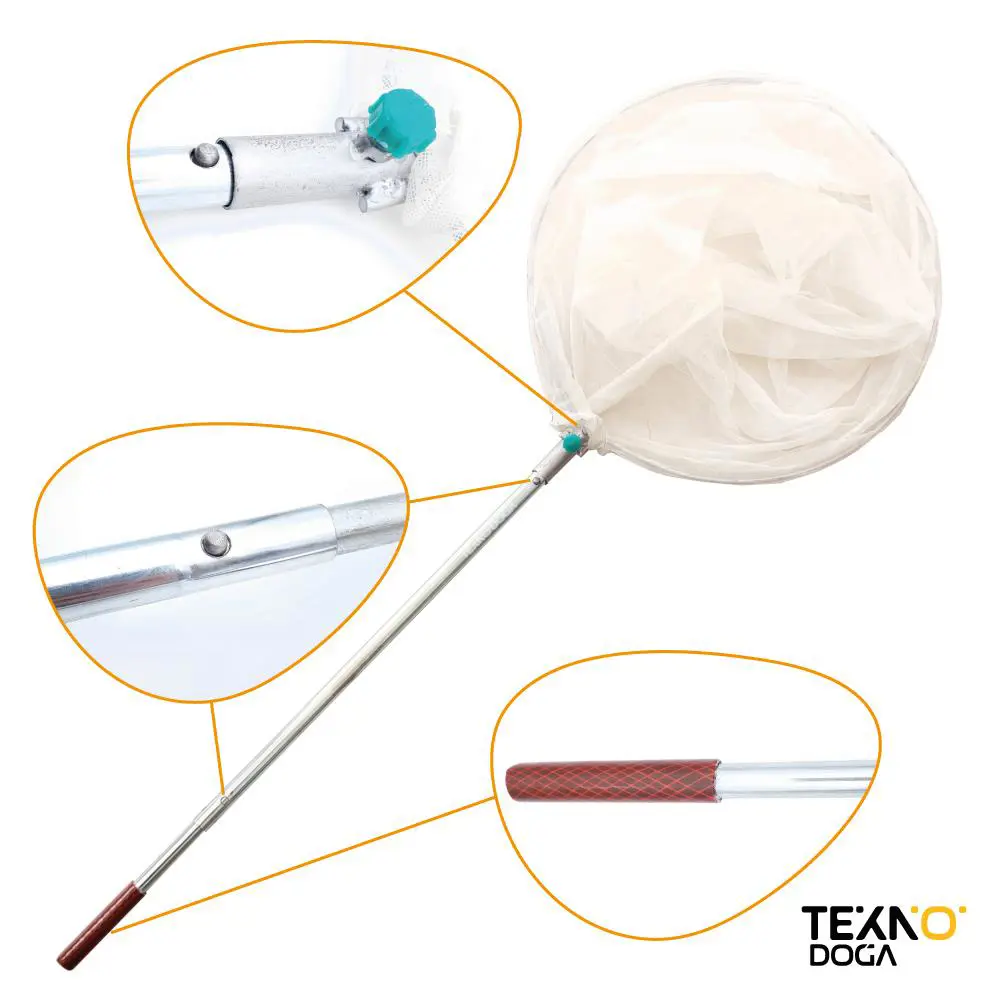 TAMSET 40x60 Teleskobik Balık Avı Kepçesi Metal Saplı Beyaz TAMSET 40x60 Teleskobik Balık Avı Kepçesi Metal Saplı Beyaz