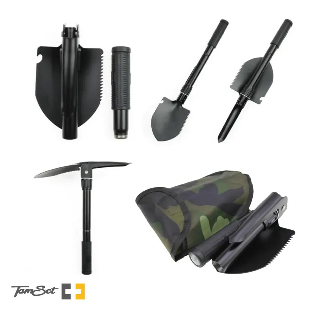 TAMSET C1 Kürek 41,5cm Katlanır Portatif Kamp Küreği