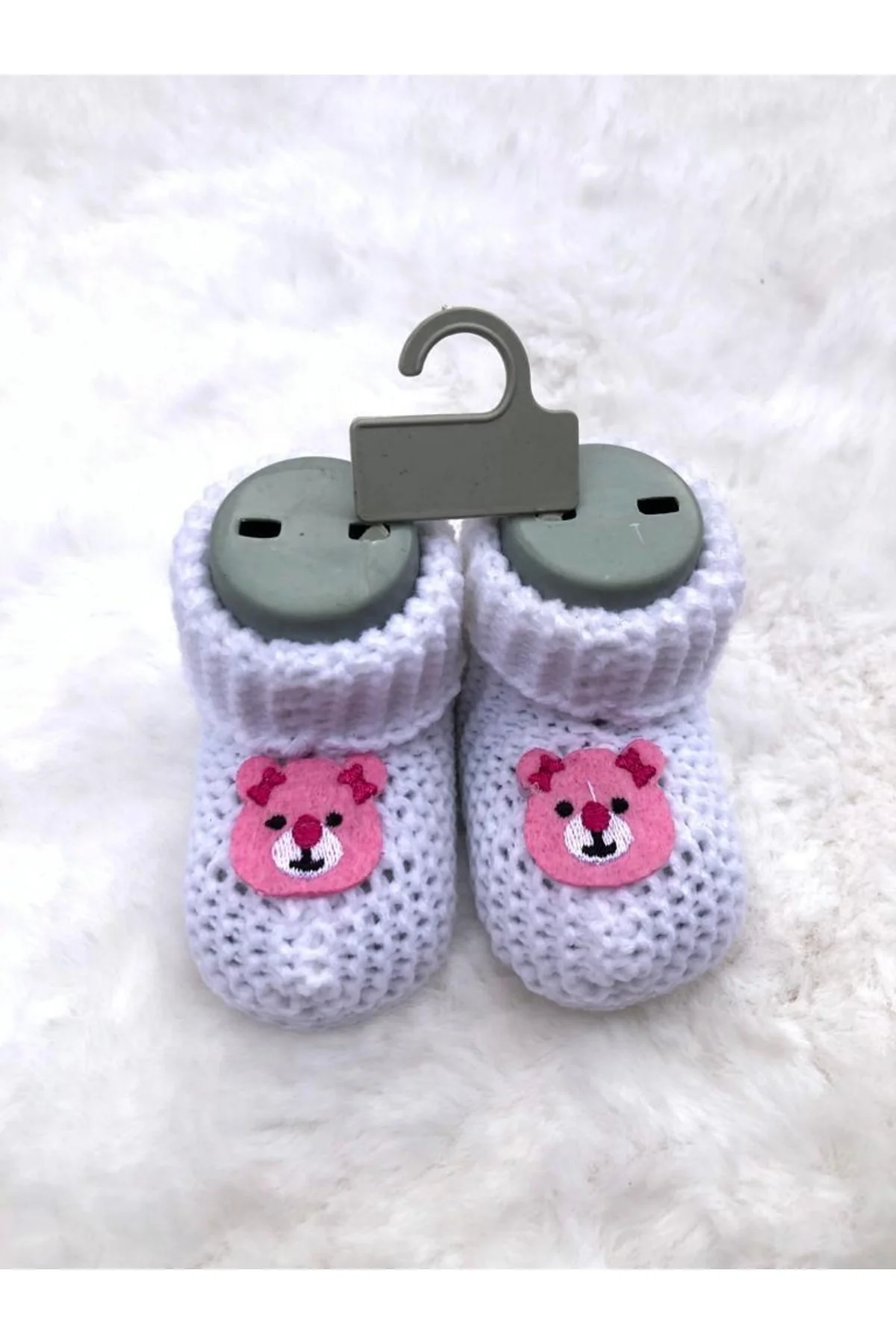 Tanem Bebe Örgü Patik