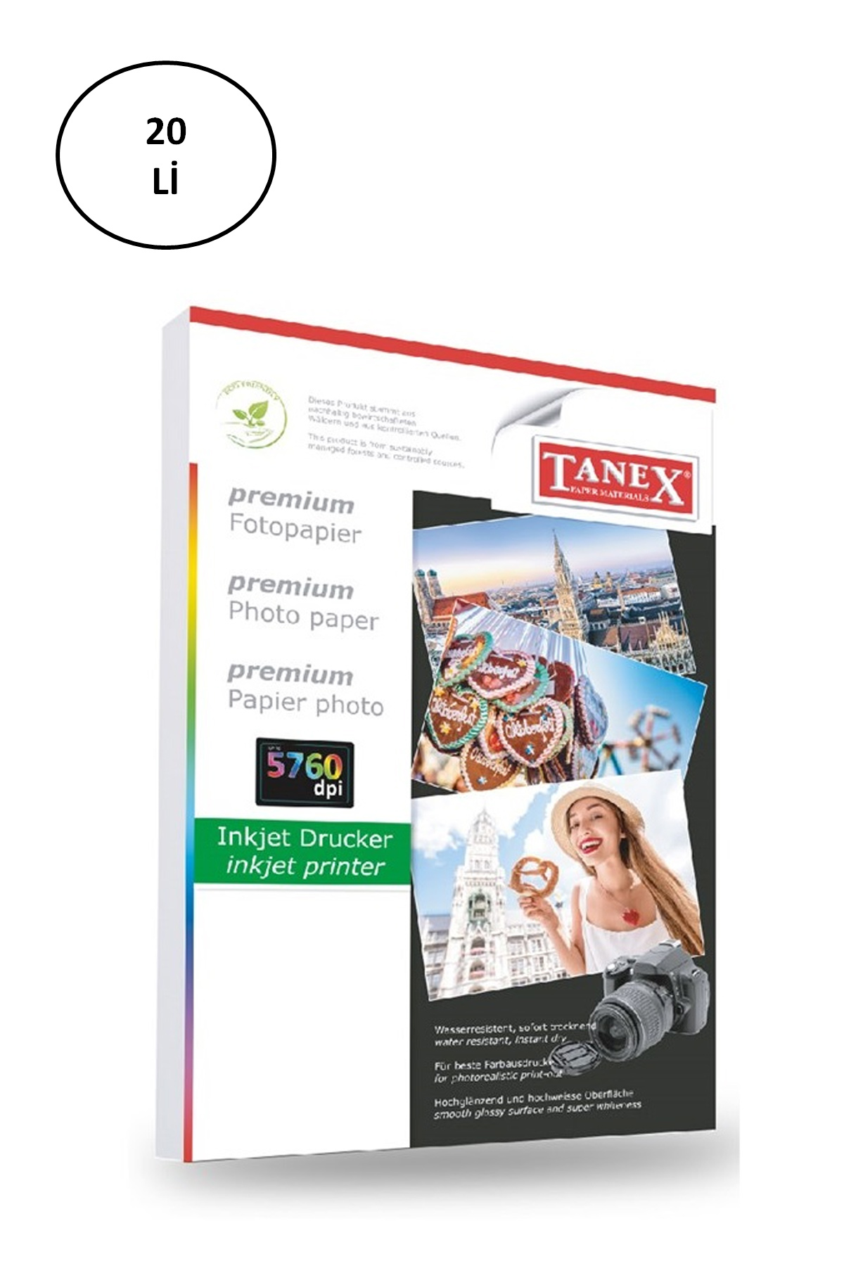 Tanex Fotoğraf Kağıdı A4 240 gr 240 mm x 297 mm 20 Sayfa Tanex Fotoğraf Kağıdı A4 240 gr 240 mm x 297 mm 20 Sayfa