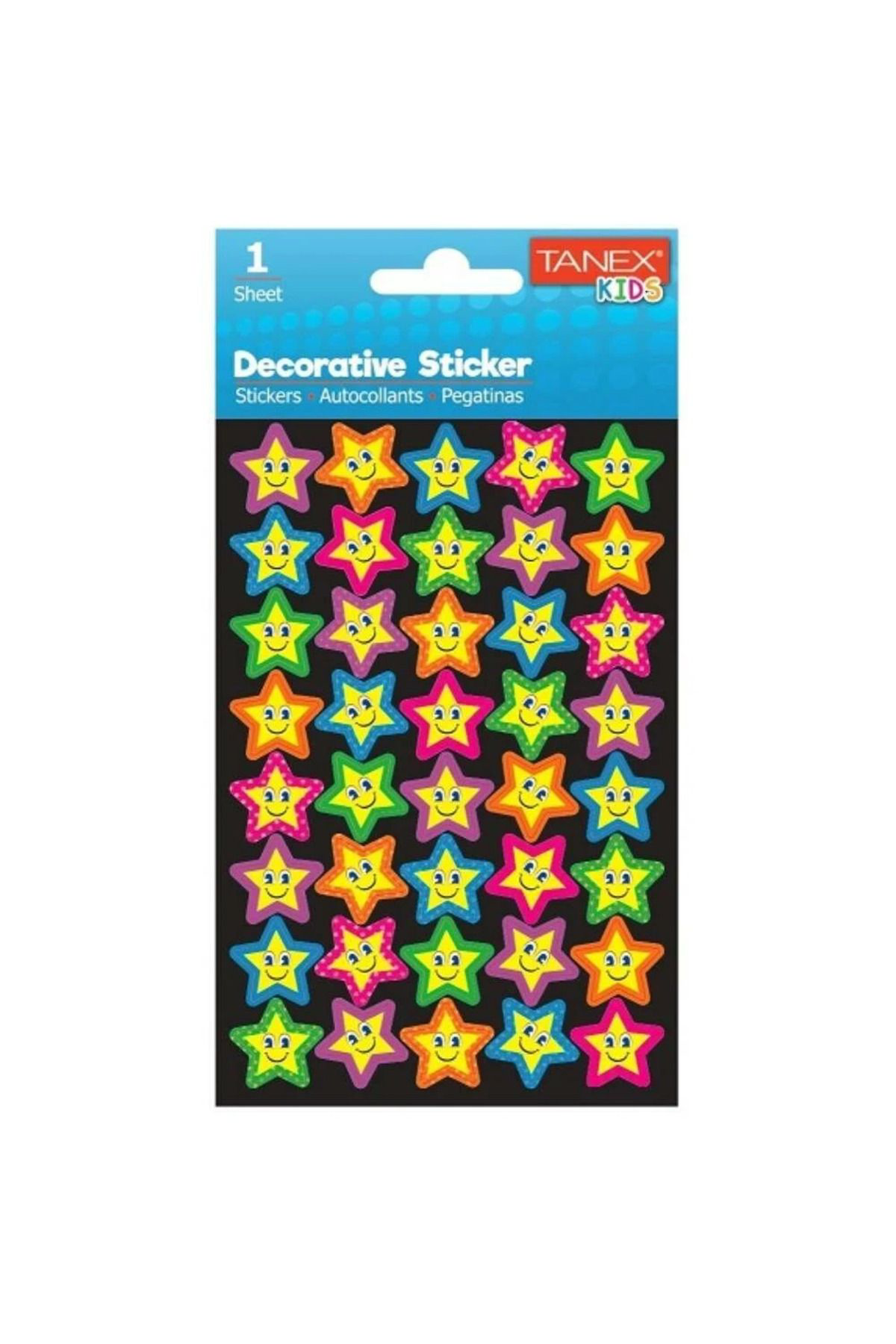 TANEX RENKLİ GÜLEN YÜZ YILDIZ