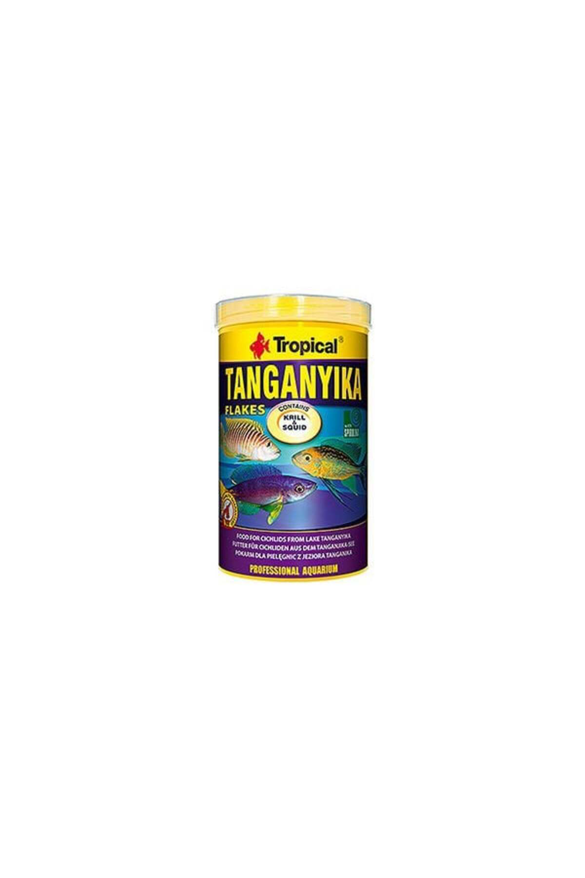 Tanganyika Flakes Tanganyika Cichlid Balıkları Için Pul Balık Yem