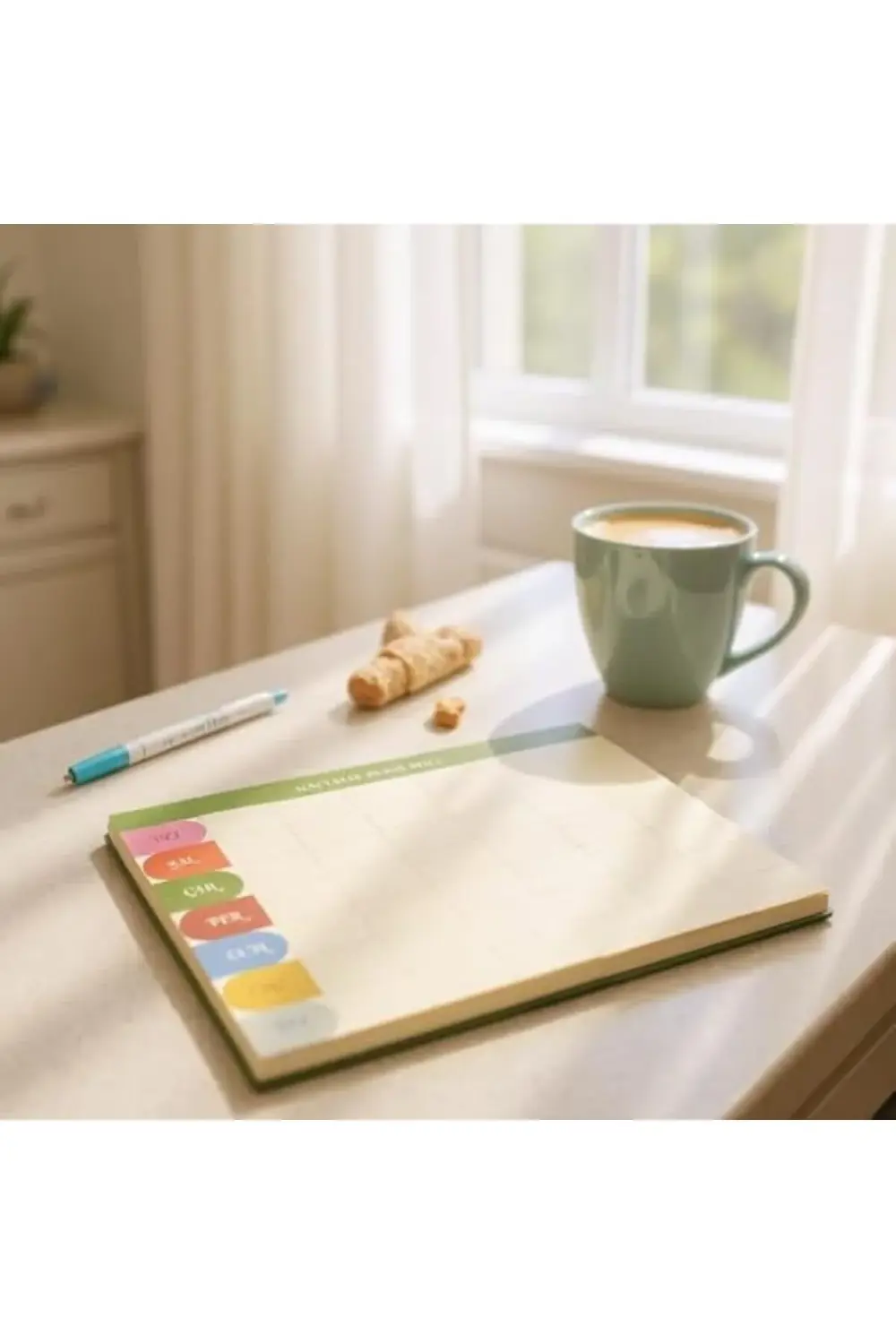 Tanıtım Tarihsiz A4 Haftalık Masa Planlayıcı – 80 Yaprak | Minima