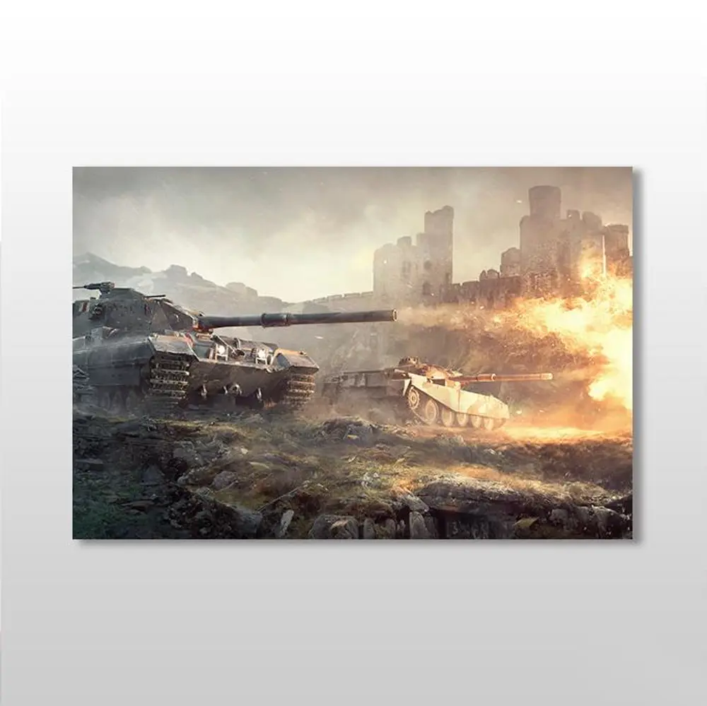 Tank Kanvas Tablo Tank Kanvas Tablo