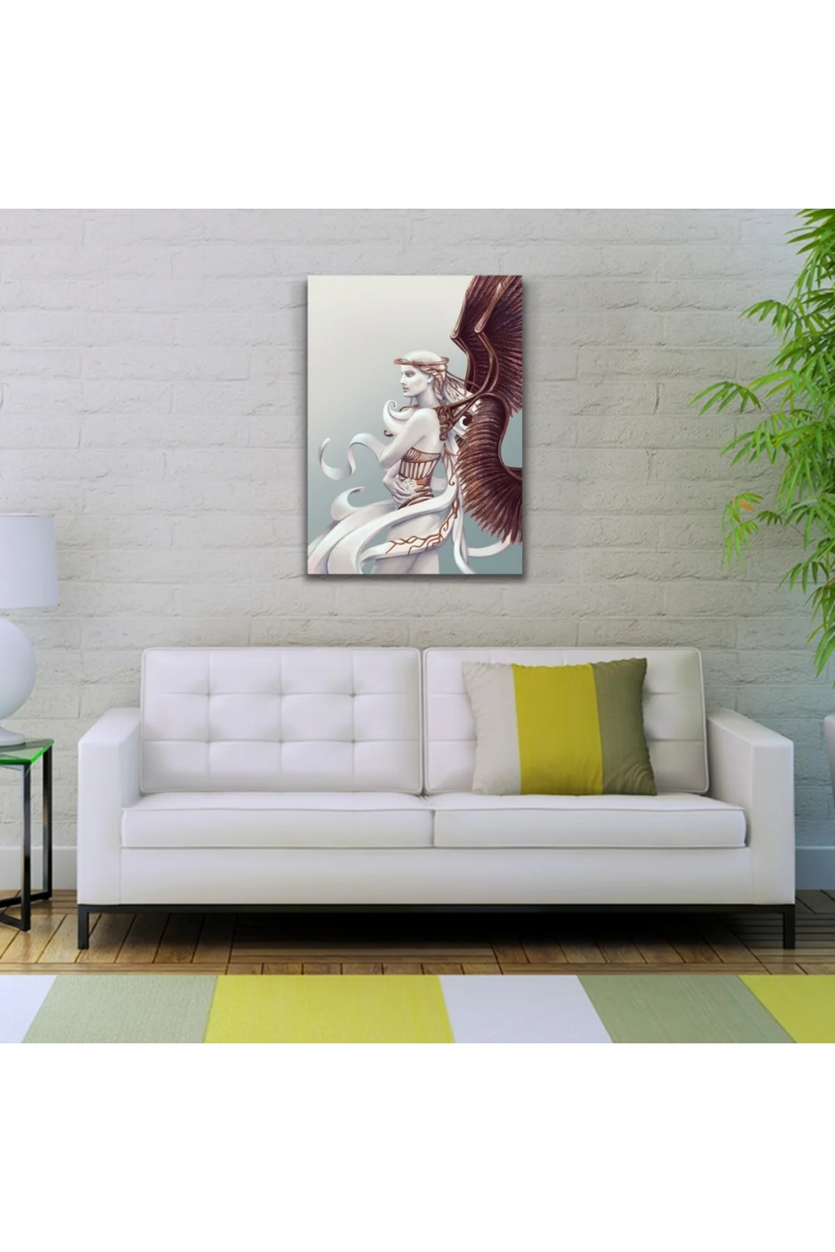 Tanrıça Heykel Görseli Kanvas Tablo 50 x 70