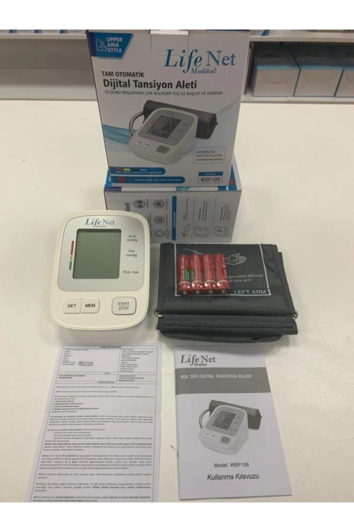 Tansiyon Aleti, Üst Koldan Tansiyon Ölçer, Nabız Ölçer, Usb Girişli Wbp-108. Tansiyon Aleti, Üst Koldan Tansiyon Ölçer, Nabız Ölçer, Usb Girişli Wbp-108.