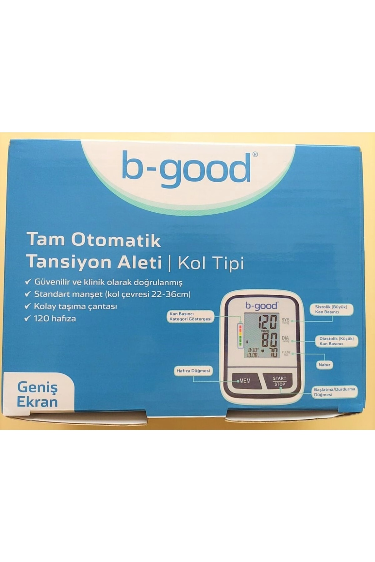 B-Good Tansiyon Ölçme Aleti Koldan Dijital Bsp 11