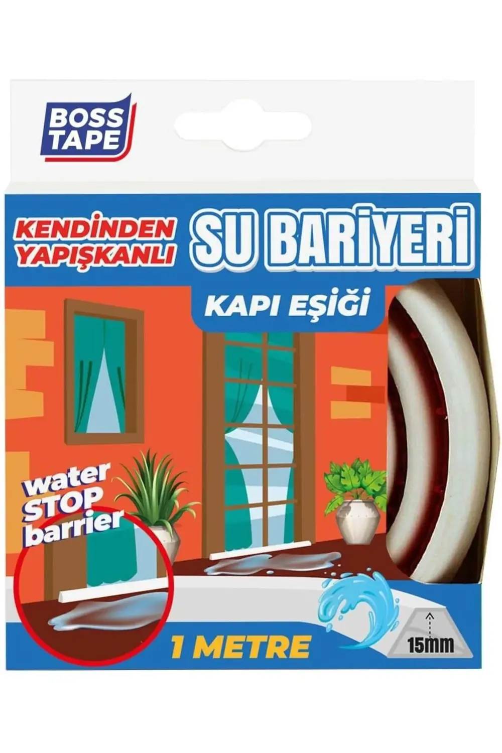 Tape Duş, Kapı Eşiği, Mutfak Tezgahı Etrafı Su Kesici Bariyer - 1