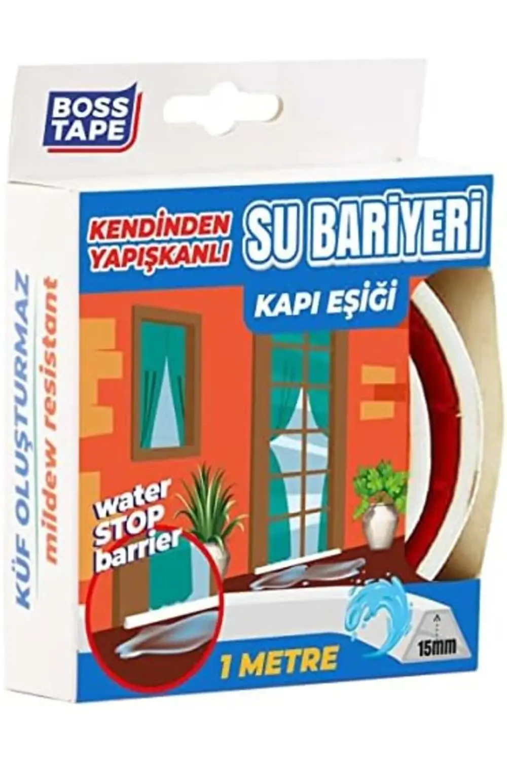 Tape Duş, Kapı Eşiği, Mutfak Tezgahı Etrafı Su Kesici Bariyer - 1