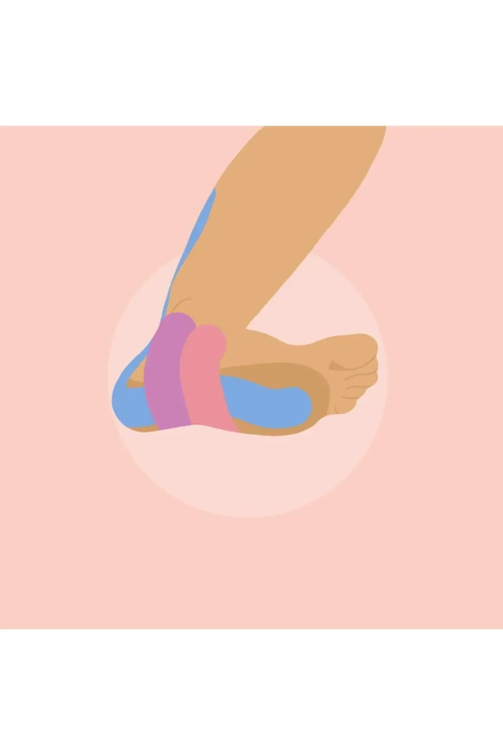 Tape Kinesio Ağrı Bandı 5 Metre X 5 Cm Kırmızı